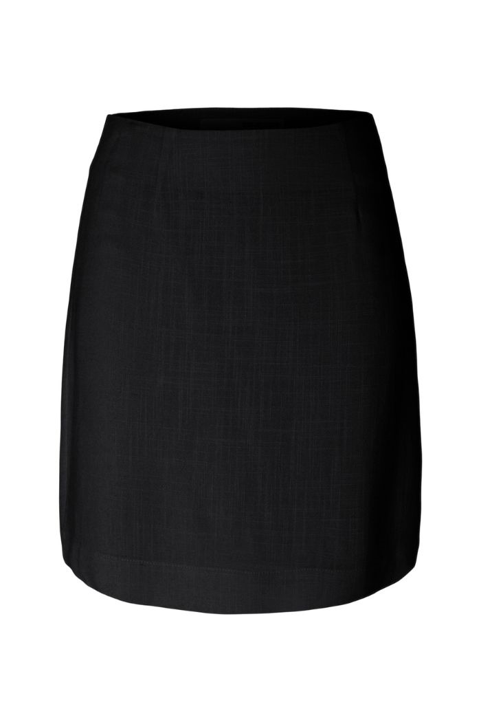 Liva Short Skirt, Black